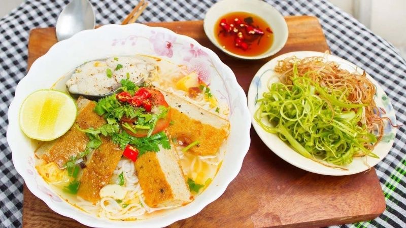 Bún chả cá Nha Trang có hương vị đặc biệt